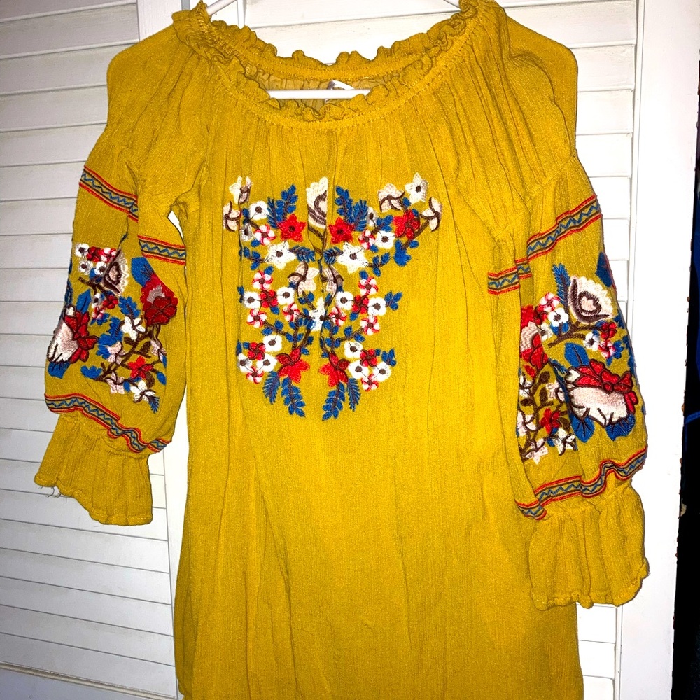 Boho floral dress